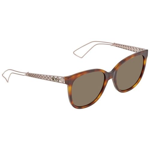 Kính Mát Dior Diorama Brown Cat Eye Unisex Sunglasses DIORAMA3 0TH3 55